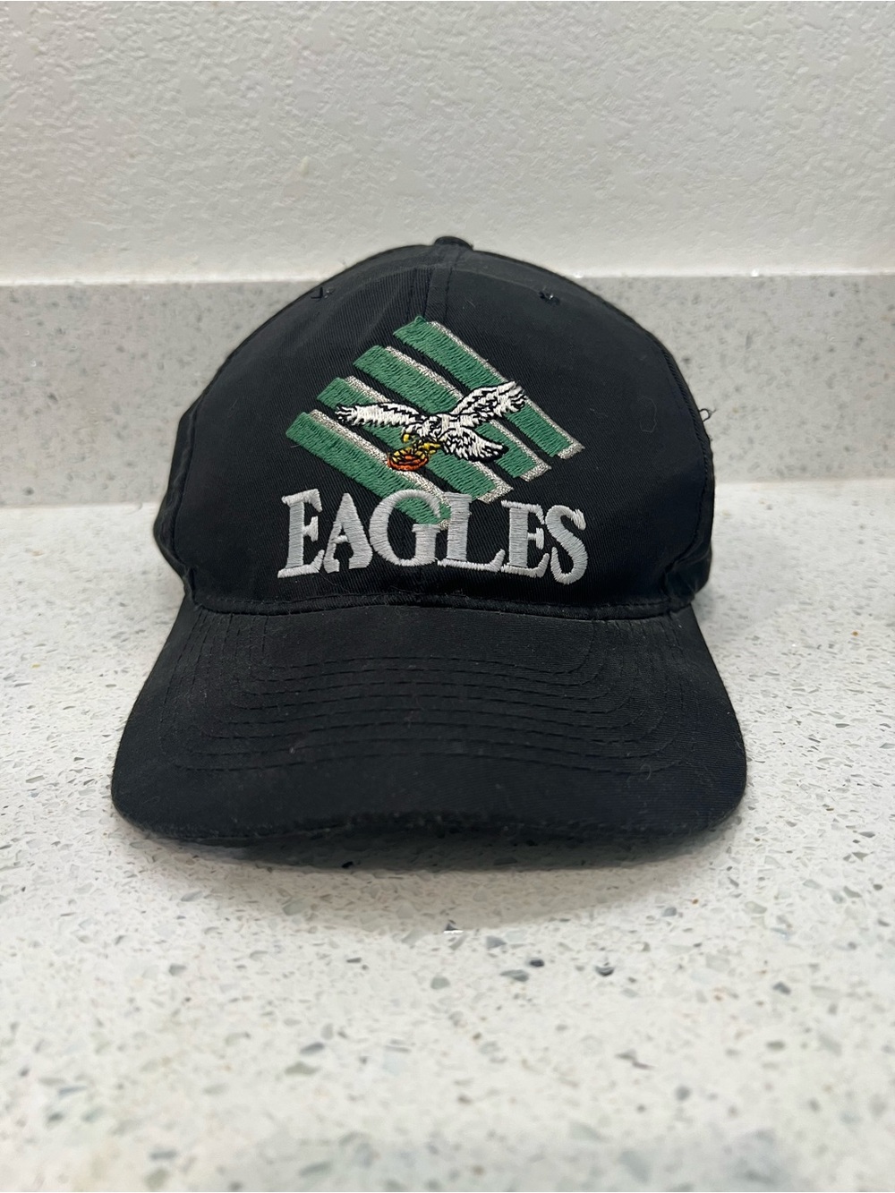 Vintage Philadelphia Eagles Black Baseball Cap NHL